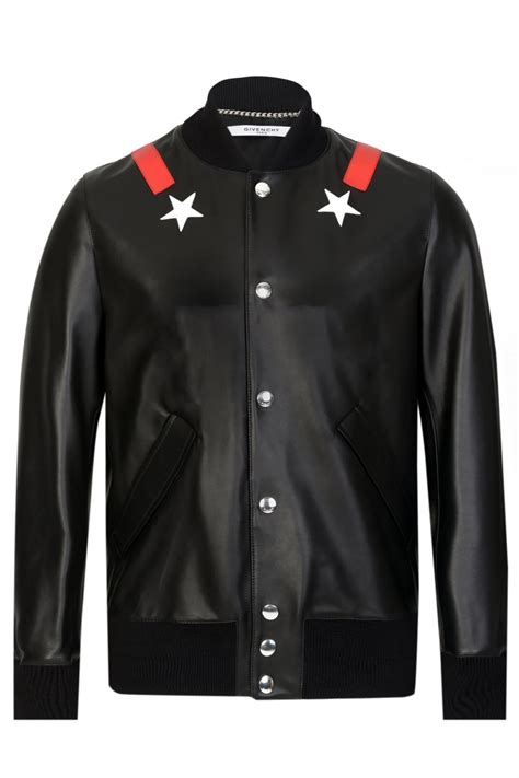 givenchy embellished bomber jacket|givenchy leather bomber jacket.